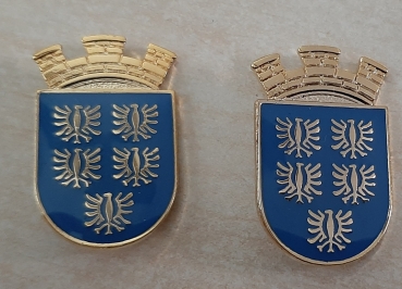 NÖ Wappen met. für Kragenspiegel  (pro paar)