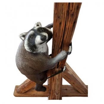 3D-Ziel Waschbär kletternd mit Gurt 4,2 kg