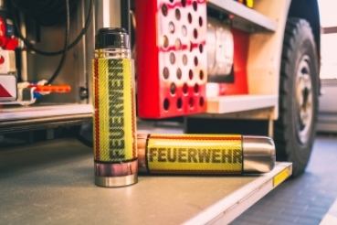 Preview: Isolierflasche " Feuerwehrschlauch-gelb" 750ml