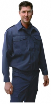 Dienstblouson blau mit Umlegekragen