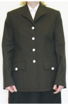 Feuerwehrbluse, braun, Damen