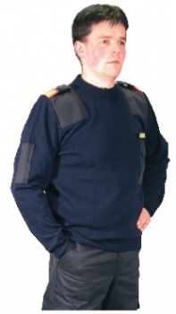 Dienstpullover blau
