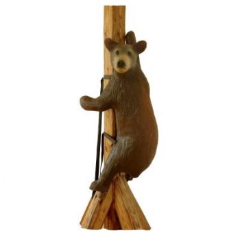 3D-0146-2 Kleiner Braunbär kletternd mit Gurt 6 kg