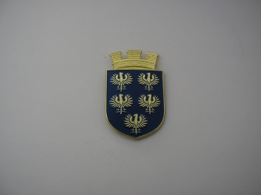 NÖ Wappen für Spinnenhelm - Email