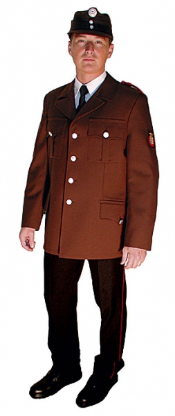 Dienstbluse, braun