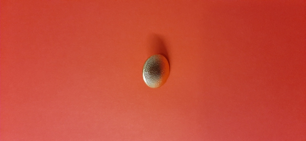 Knopf gold, groß