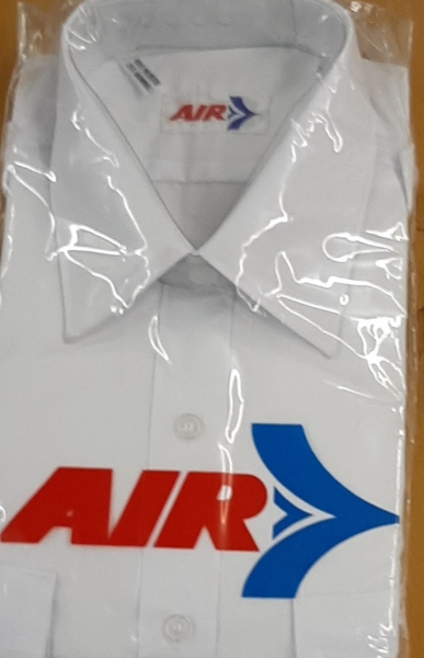 Hemd Air weiß langarm