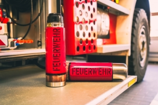 Isolierflasche "Feuerwehrschlauch-pink" 750ml