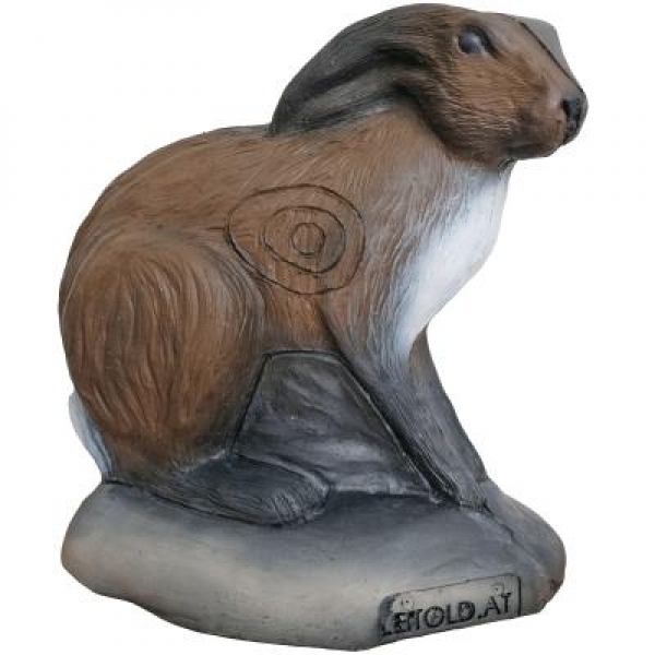 3D-Ziel Feldhase sitzend 2,7 kg