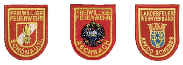 Ärmelwappen, rot