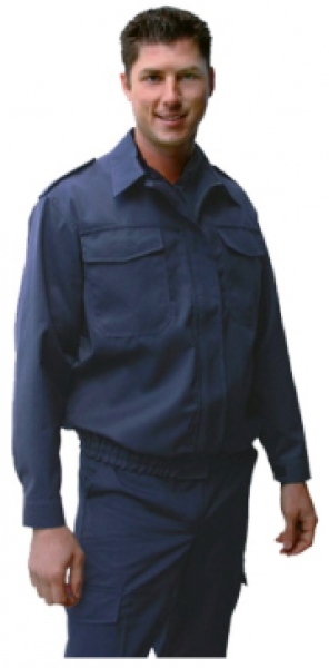Dienstblouson blau mit Umlegekragen