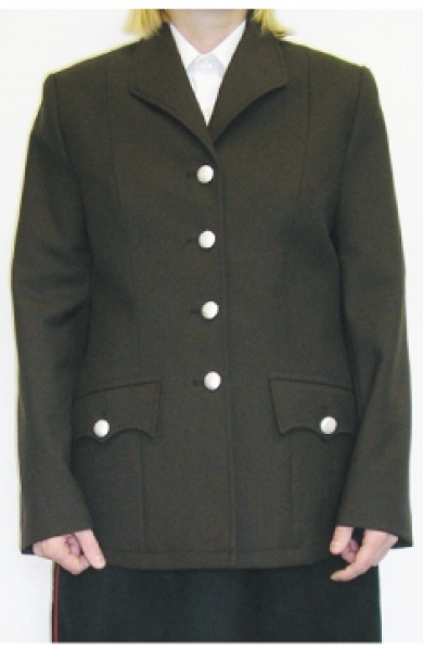 Feuerwehrbluse, braun, Damen