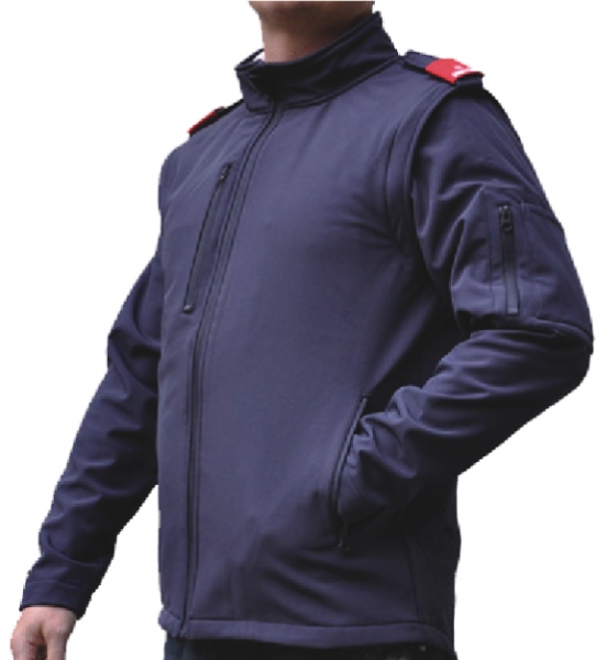 Softshell-Jacke Windstopper blau